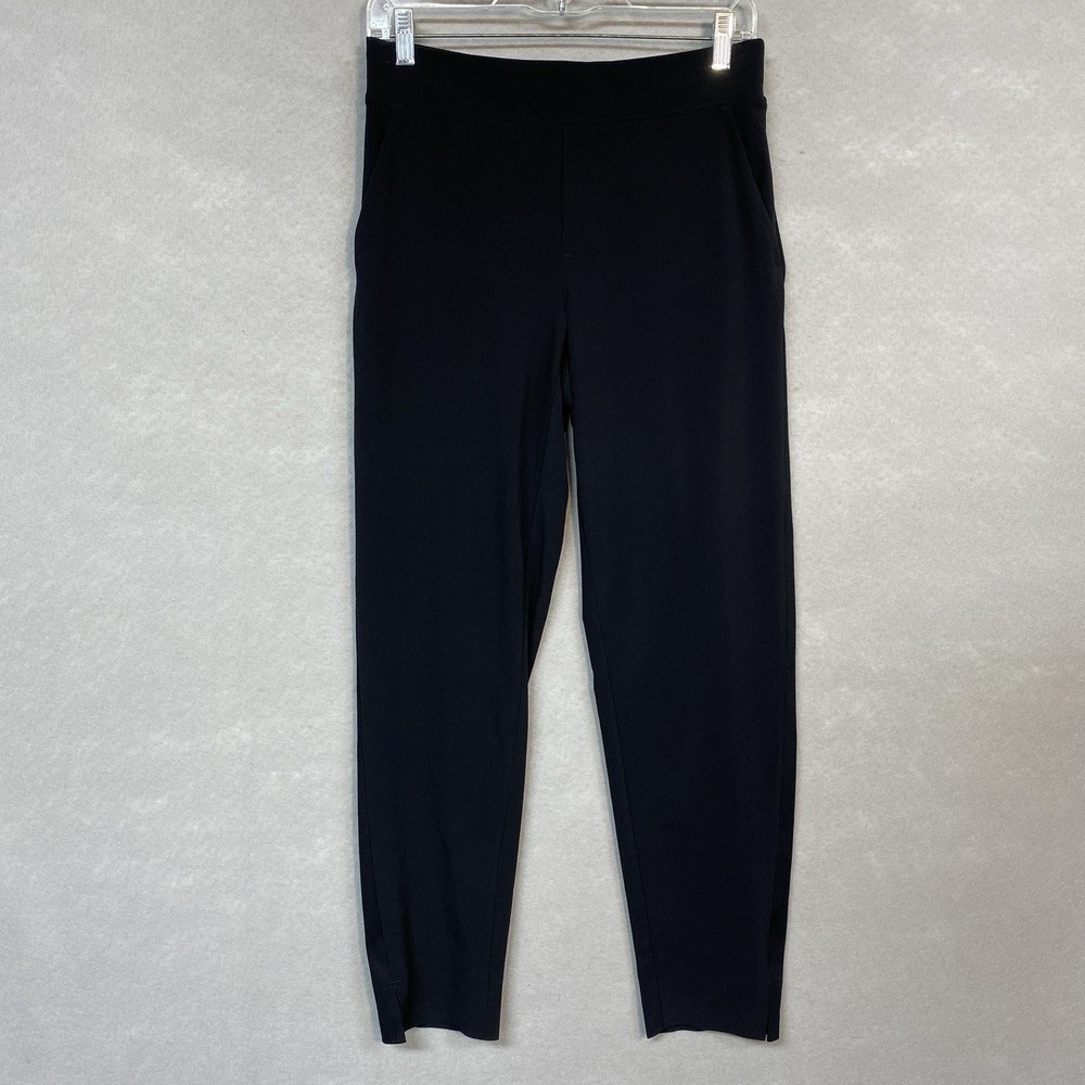 Athleta Women 2 Brooklyn Ankle Pant Black Athletic Workout Travel Activewear